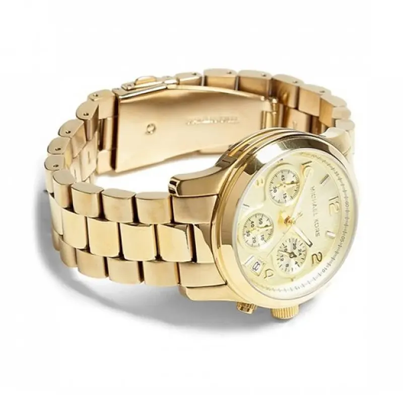 Michael Kors(MK) Chronograph Gold-tone Ladies Watch- MK5055